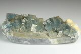 Blue Cubic Fluorite Crystal Cluster - China #186037-1